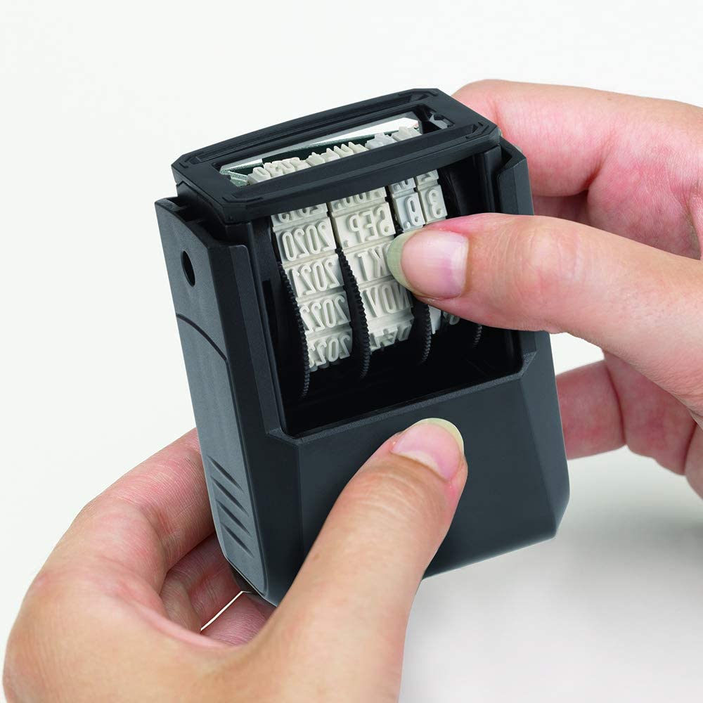 Trodat Printy 4836 Stamp 6 "Height, 3.8 mm, Black, 20 x 4 mm - Image 4