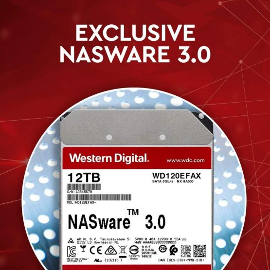 WD Red 10TB 3.5 Inch NAS Internal Hard Drive - 5400 RPM - WD101EFAX - Image 4