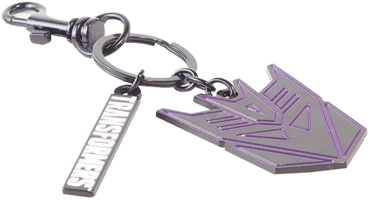 Difuzed Hasbro - Transformers - Decepticons Face Metal Keychain, Black - Image 2