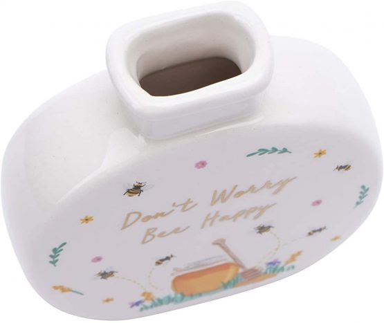 CGB Giftware The Beekeeper 'Don't Worry Bee Happy' Ceramic Gifting Bud Planter Flower Vase Decorative Piece from GB04708 - Image 2