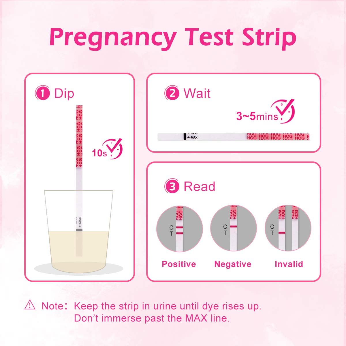 Preview 20 Pregnancy Test Strips with 20 Urine Cups Early Result