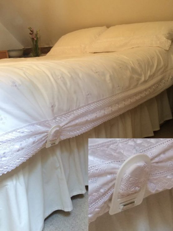 Cosy Grips - Double/King Bed Size - Duvet Cover Fasteners Holders Straps
