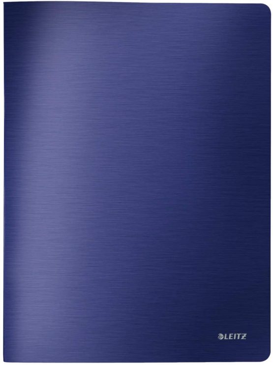 Leitz A4 Display Book, 40 Pockets, 80 Sheet Capacity, Transparent Pockets, Titan Blue, Style Range, 39590069 - Image 2