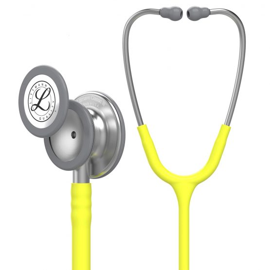 3M Littmann Classic III Monitoring Stethoscope, Lemon-Lime Tube, 69 cm, 5839