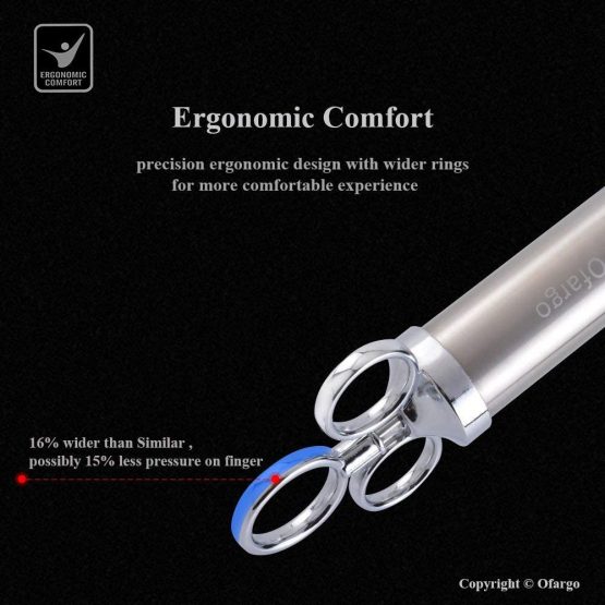 Ofargo Stainless Steel Meat Injector Syringe with 3 Marinade Injector Needles for BBQ Grill Smoker, 2-oz Large Capacity, Including Paper User Manual, Recipe E-Book (Download PDF) - Image 3