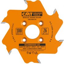 CMT 240.006.04 Biscuit Joiner Blade, 4-Inch Diameter x 6 Teeth, PTFE-Coated.