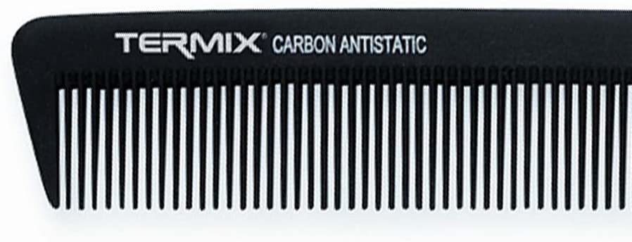 Termix Professional Carbon Comb with Point Comb with highly resistant and durable fibre Antistatic and resistant to high temperatures - Image 2