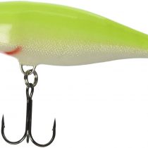Rapala Shallow Shad Rap 09 Fishing lure, 3.5-Inch, Silver Fluorescent Chartreuse