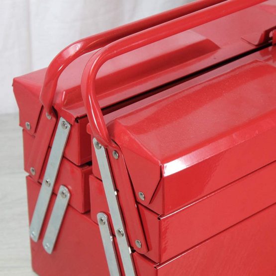 Faithfull FAITBC517 Metal Cantilever 5 Tray Tool Box 404 mm (16 Inch) - Image 4