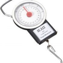 Ossian 2 in 1 Luggage Scale with Tape Measure – Portable Hand Weight with 22kg Capacity and 1m Tape Measure for Accurate Weighing Suitcases Bags Handbags Luggage Kitchen Fishing Home Travel