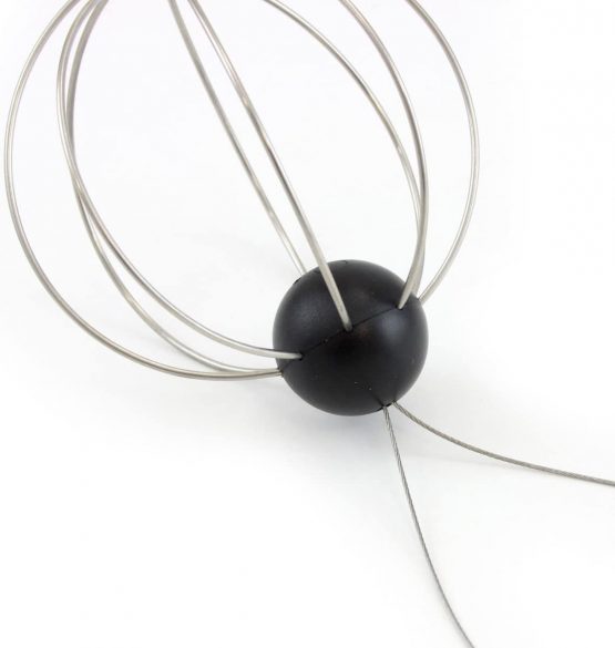 EVA SOLO EV571033 Fat Ball Holder Set of 2 with Hanger Diameter 8 cm Stainless Steel / Black - Image 4