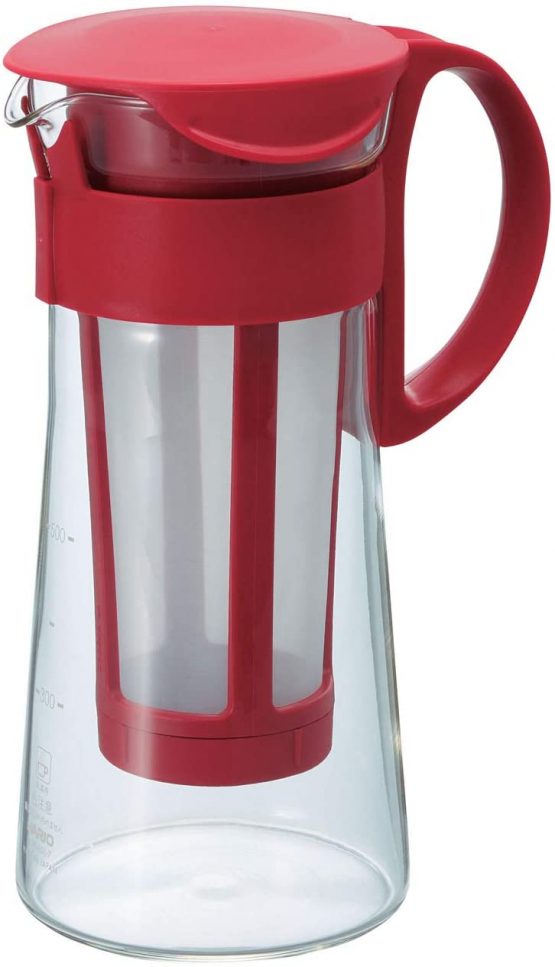 Hario Cafetière Mizudashi Coffee Pot Mini-red, Std