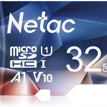 Netac 32GB MicroSDHC Memory Card, Micro SD Card R/W up to 90/10MB/s, TF Card 4K Full HD Video Recording, UHS-I, C10, U1, A1, V10, for Camera, Smartphone, Security System, Drone, Dash Cam, Gopro
