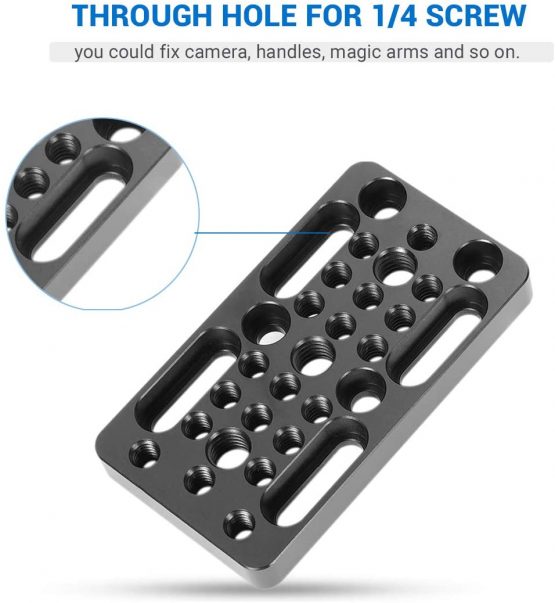 SMALLRIG Cheese Plate with 1/4 and 3/8 Threads for DSLR Camera Rig - 1598 - Image 3