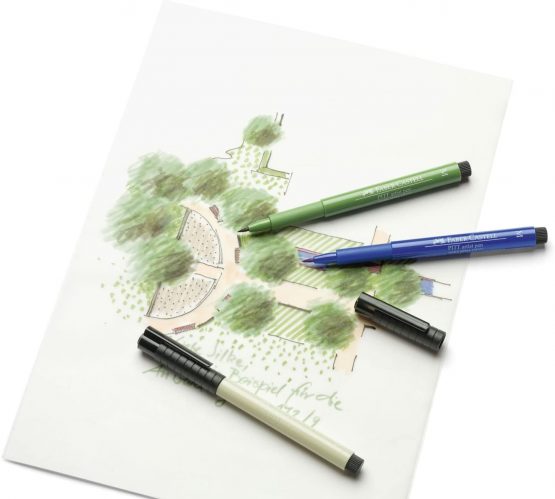 Faber-Castell PITT Artist Brush Pen, Brush Tipped, Warm Grey III (272) - Image 4