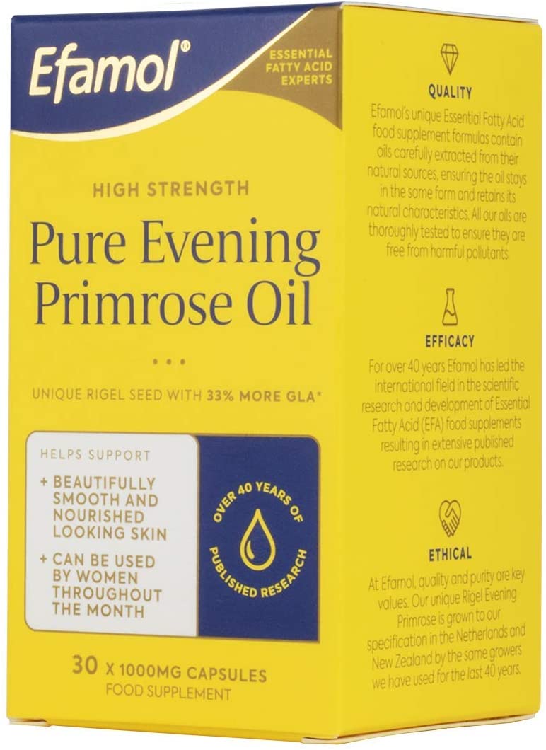 Efamol Evening Primrose Oil Capsules 500mg, White, 90 count (Pack of 1) - Image 3