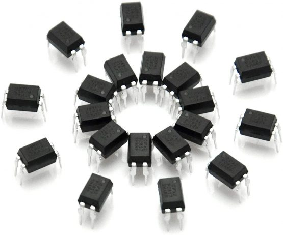 RUNCCI-YUN 60Pcs Optocoupler PC817C 2.54mm Pitch 4 Pins DIP-4 Mounting Photo Coupler for Arduino (Pack of 60) - Image 4