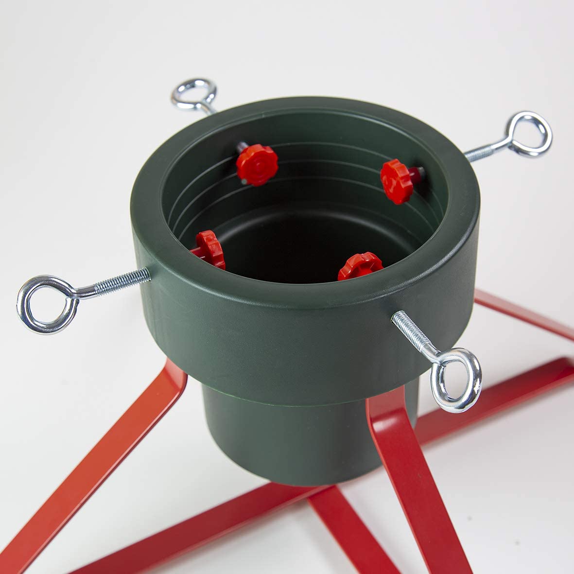 The Christmas Workshop 76620 Christmas Tree Stand/Medium Sized/Fits Trees Up To 1.7M Tall & 8.5CM Diameter/Holds 0.9L of Water / 39.5cm x 39.5cm x 19cm - Image 4
