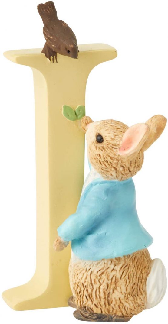 Beatrix Potter Alphabet Letter I Peter Rabbit Figurine