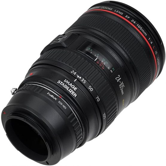 Fotodiox 10LAEOS-NEX Lens Mount Adapter - Canon EOS (EF / EF-S) D/SLR Lens to Sony Alpha E-Mount Mirrorless Camera Body , Black - Image 4