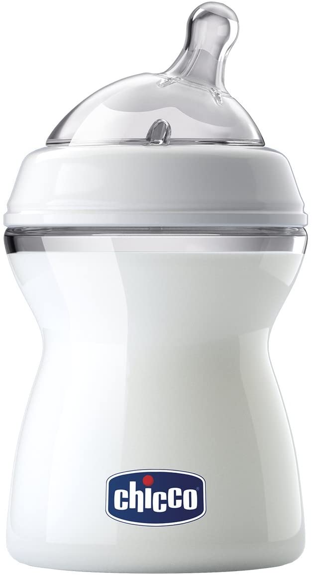 Chicco - Baby Bottle with Nipple 2 Months White