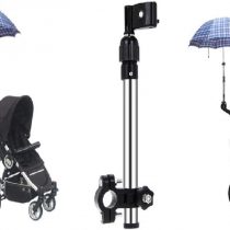 LL-Golf ® Extendable Universal Umbrella Holder up to 40cm for Bike/Bicycle/Wheelchair/Pram/Buggy/Golf Trolley/Rollator