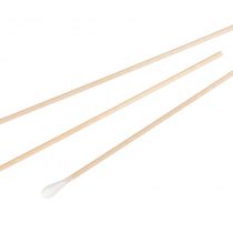 neoLab 2-1021 Cotton Swabs Wood Handle 150 mm x 2,5 mm Head 4-5.5 mm Pack of 100