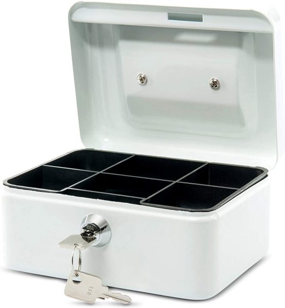 Maul 15.2 x 12.5 x 8.1 cm Cash Box 1 - White