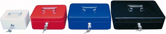 Wedo 145 421H Cash Box in Black Size 4-30.0 x 24.0 x 9.0 cms. - Image 3