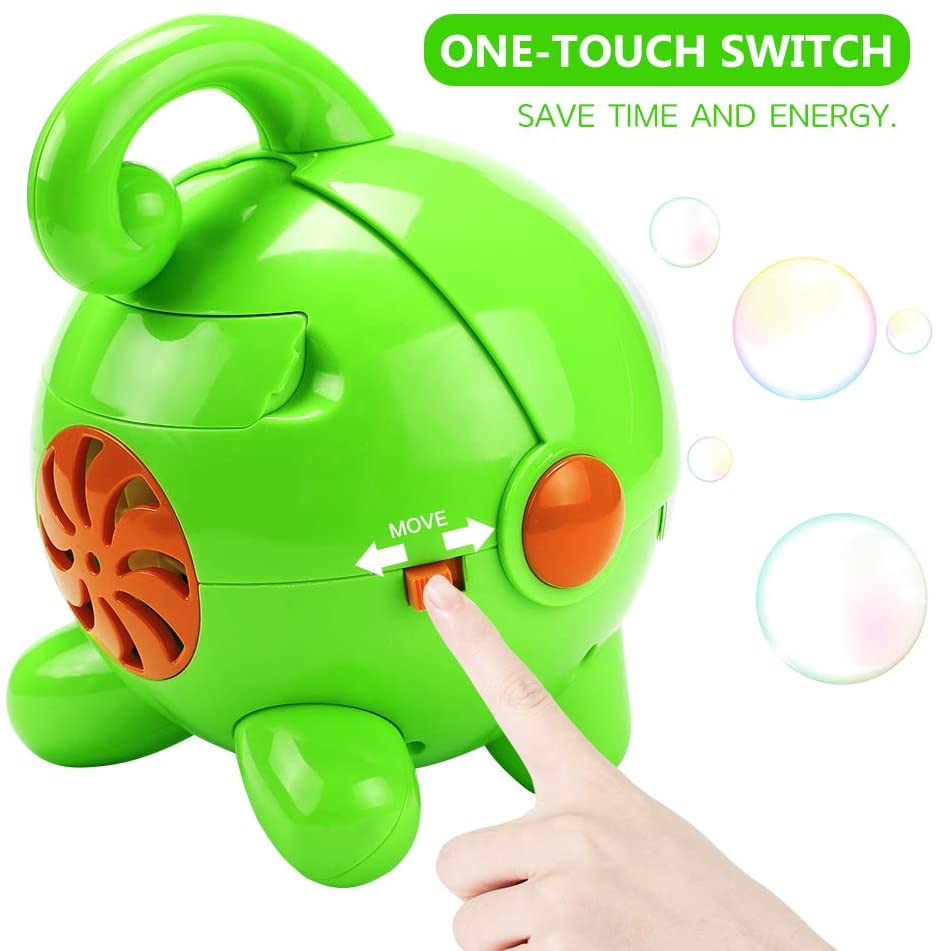 EXTSUD Automatic Bubble Machines for Kids, USB Charged Bubble Machine