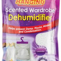 Scented Hanging Wardrobe Dehumidifier Damp Mould Condensation Control (Lavender)