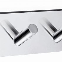 Smedbo "House" Chromed Quadruple Towel Hook, Polished Chrome, 17.8 x 4 x 4 cm