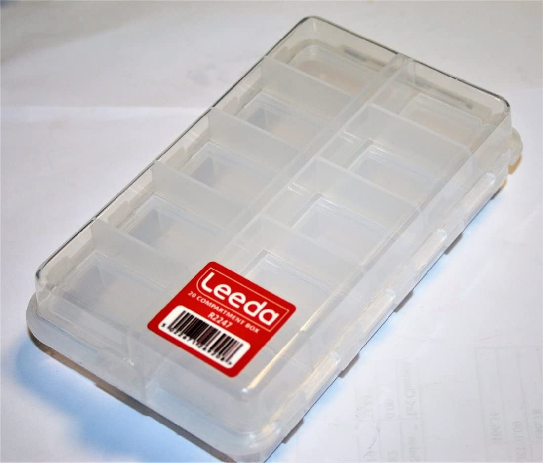 Leeda 8.5cm wide x 15cm long x 4cm deep Twin Sided 20 Compartment Box, Other