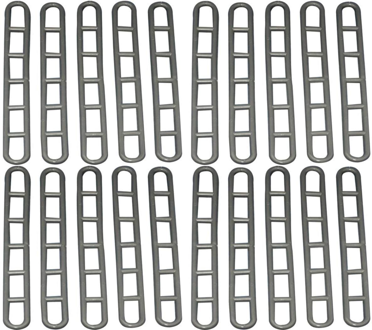 BITS4REASONS RUBBER CARAVAN EXTRA STRONG STORM/HIGH WIND DURABLE AWNING LADDERS PEGGING TENSION STRAPS 20 UNIT PACK