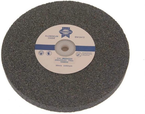 Faithfull FAIGW15020C Bench Grinding Wheel Alox 150mm x 20mm Coarse - Image 2