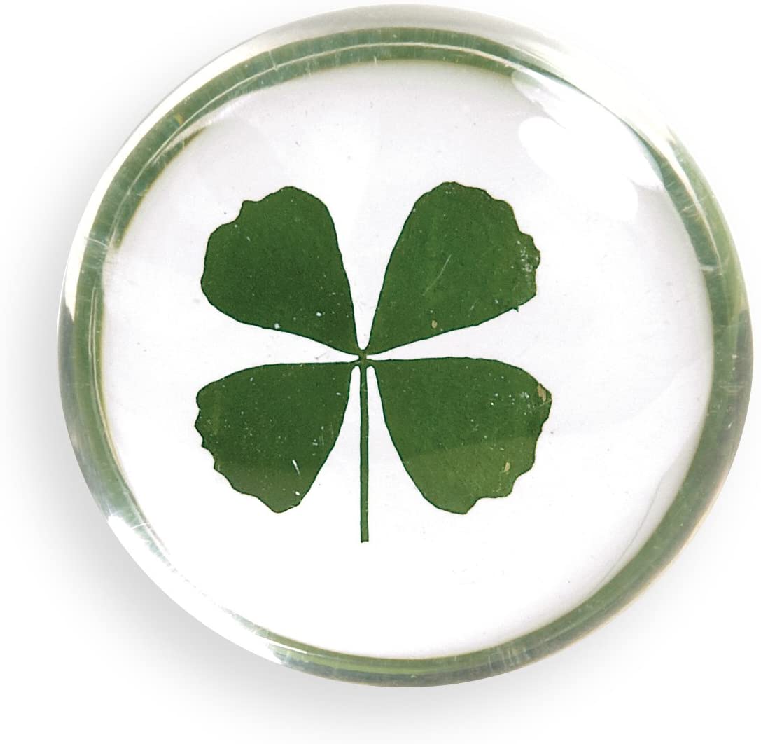 Angelstar Shamrock Stone with Natural Clover, Multi-Colour, 13 x 13 x 3 cm - Image 2