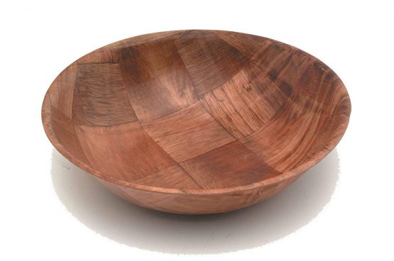 Genware NEV-GC112 Woven Bowls, Wood, 10", Diameter