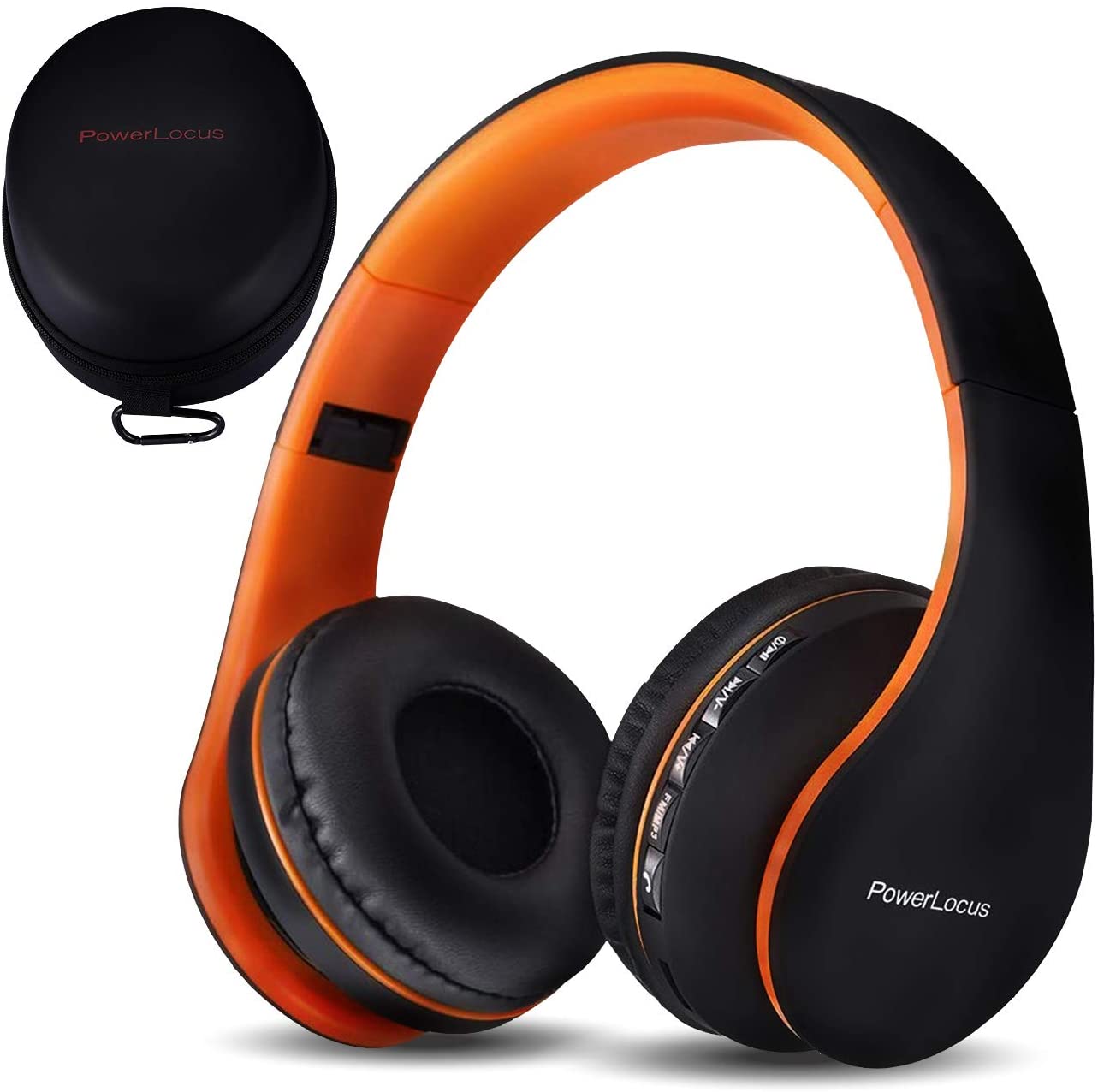 PowerLocus Wireless Bluetooth Over-Ear Stereo Foldable Headphones