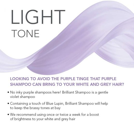 White Hot Ultimate Collection, hair care products to brighten, add gloss & shine to white and grey hair, purple shampoo, banishes yellowy tones. - Image 3