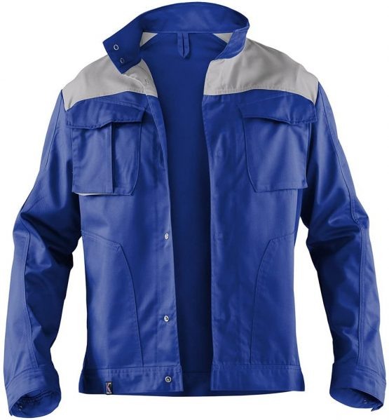 Kubler 11395312-4695-44 Jacket Classiq Identiq Mix Size 44 in Cornflower Blue/Grey