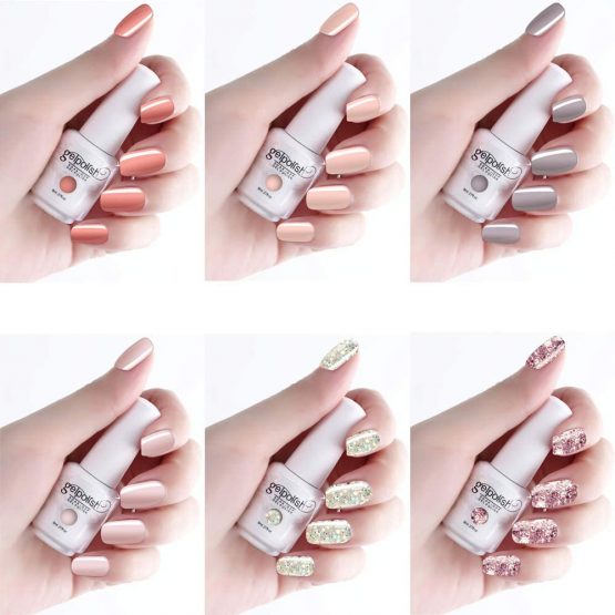 Vishine UV LED Nail Lamp Gel Polish Kit, 40W Gel Nail LED UV Light Base Top Coat 6 Gel Colors Professional Nail Art Manicure Tools - Image 2