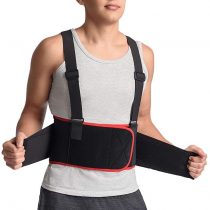 MAXAR Deluxe Work Belt, Lower Back Support Brace, Spring Metal Stays, Support Belt for Sciatica, Herniated Disc, Lumbosacral Back Pain Relief & Heavy Lifting, IBS-3000 X-Large