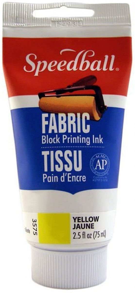 Speedball Art Products Company 75cc Fabric Ink Yellow, 2.5 oz