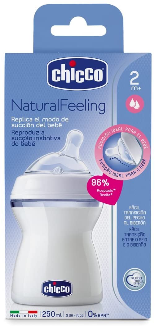 Chicco - Baby Bottle with Nipple 2 Months White - Image 4