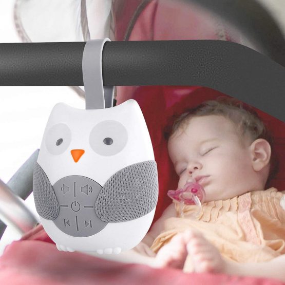 Baby Sleep Sound Soother,Owl Noise Machine Baby Soother Sleep Helper Sound Machine with Auto-off Timer Stress Relief Music Player, Baby Shower Gifts - Image 3