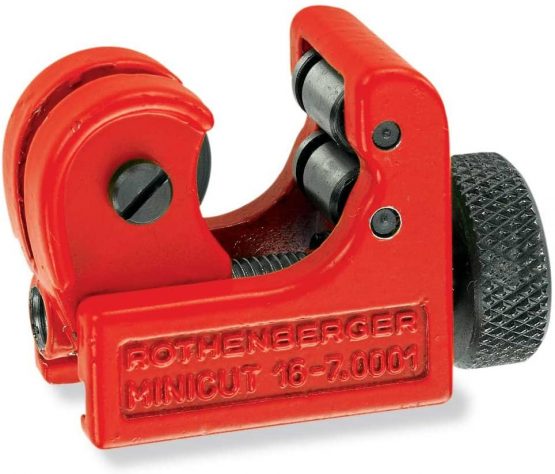 Rothenberger 70401"Mini Cut I Pro" Plastic Pipe Cutter, Red, 3-16 mm