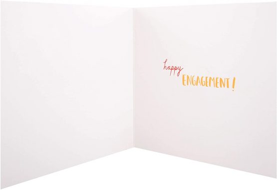 Hallmark Engagement Congratulations Card - Cute Contemporary Bee Design - Image 4