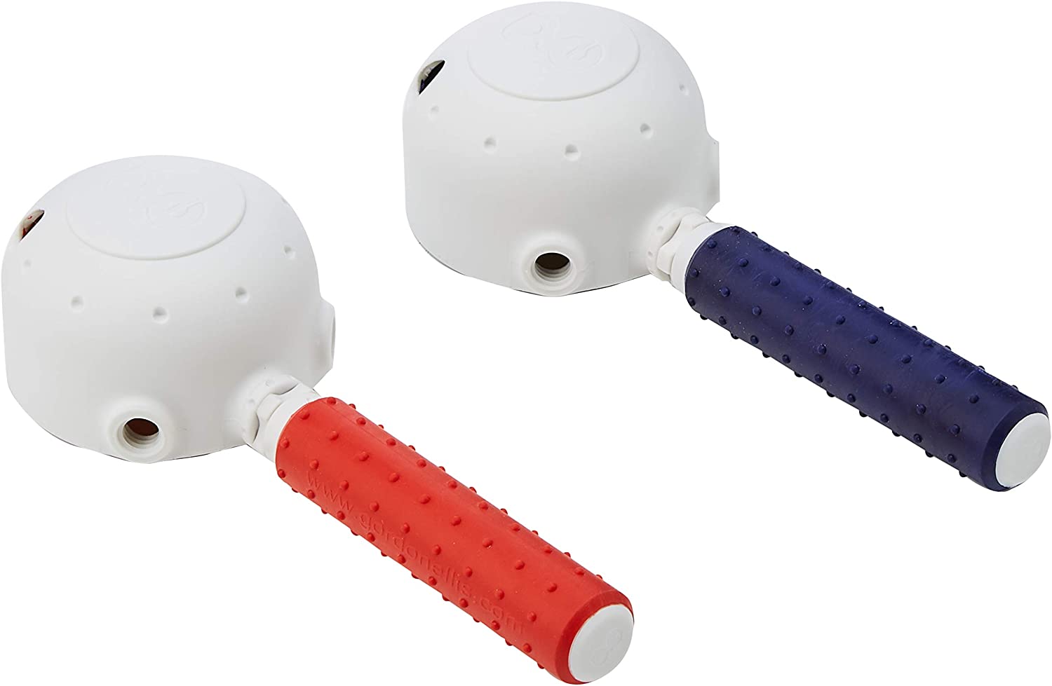 HOMECRAFT Derby Tap Turners, Easy to Use Tap Turners for Crosshead and Crystal Taps Pack of 2, Red, 2 count (Pack of 1)