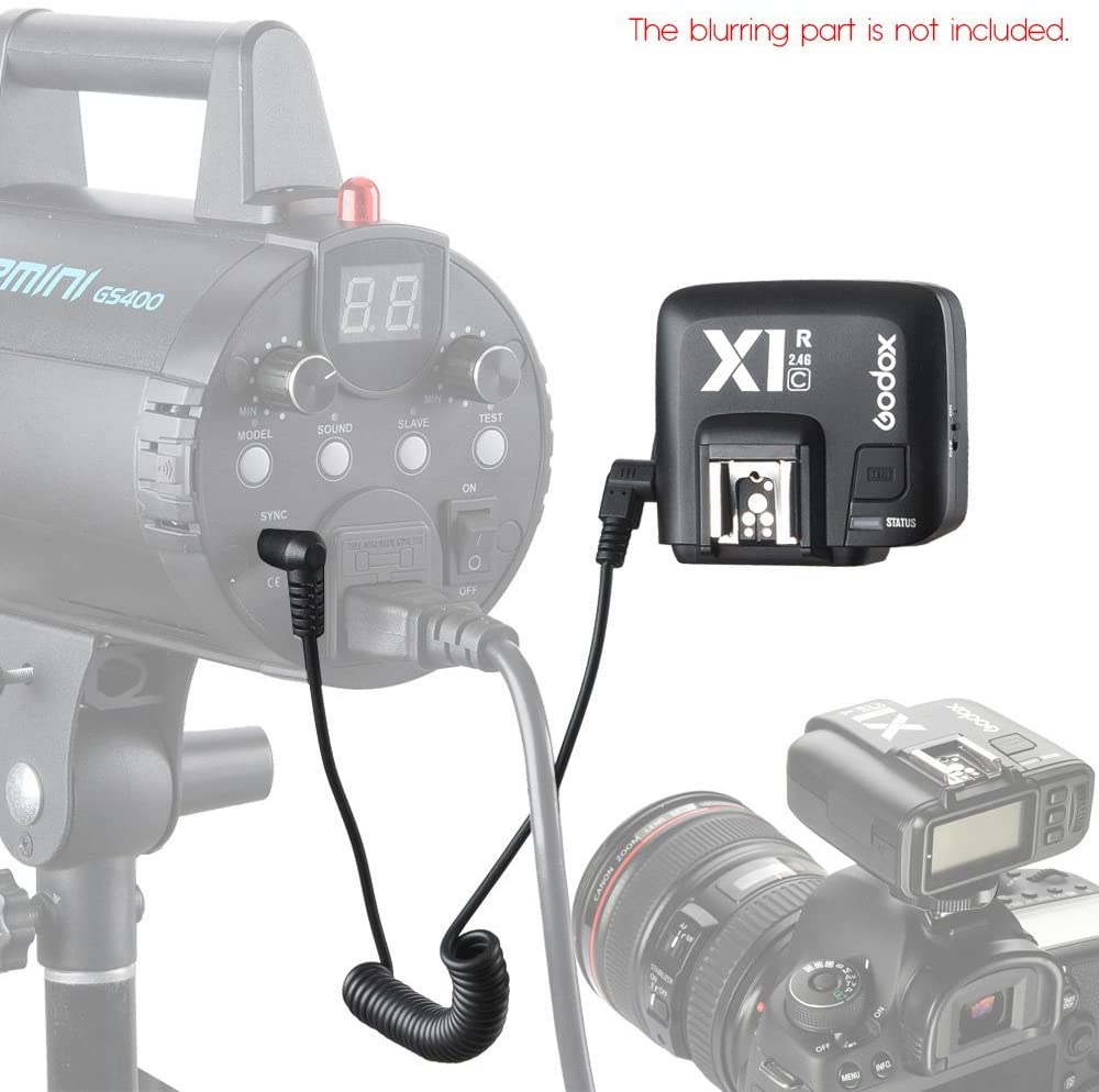 Godox X1R-C TTL 2.4G Wireless Canon Flash Receiver and MI shoe Wireless LCD Flash Transmitter Compatible for Canon EOS Series Cameras (X1R-C) - Image 2