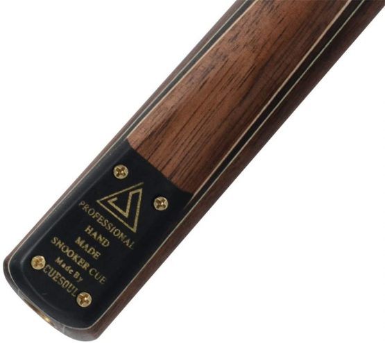 CUESOUL Classic Handmade 57" Rosewood 3/4 Piece Snooker Cue with Cue Case and Extension - Image 3